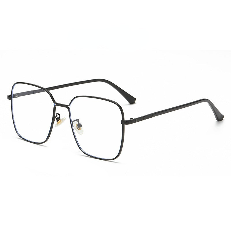 FSquare Mental Blue Light Blocking Glasses Women Men Oversized Clear Lens Glass Frame Optical Spectacle Goggles Female Eyeglass