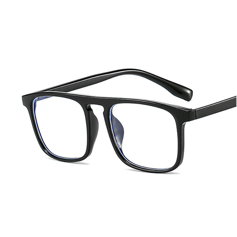 Fashion Square Glasses Frame Women Men Anti Blue Light Leopard Eyewear Optical Spectacle Goggles Black Eyeglass