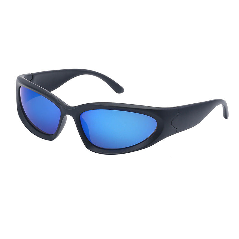 New Amazon Explosive Personality Cycling Sports Sunglasses Men's Wholesale UV Protection Sunglasses Women's Trend