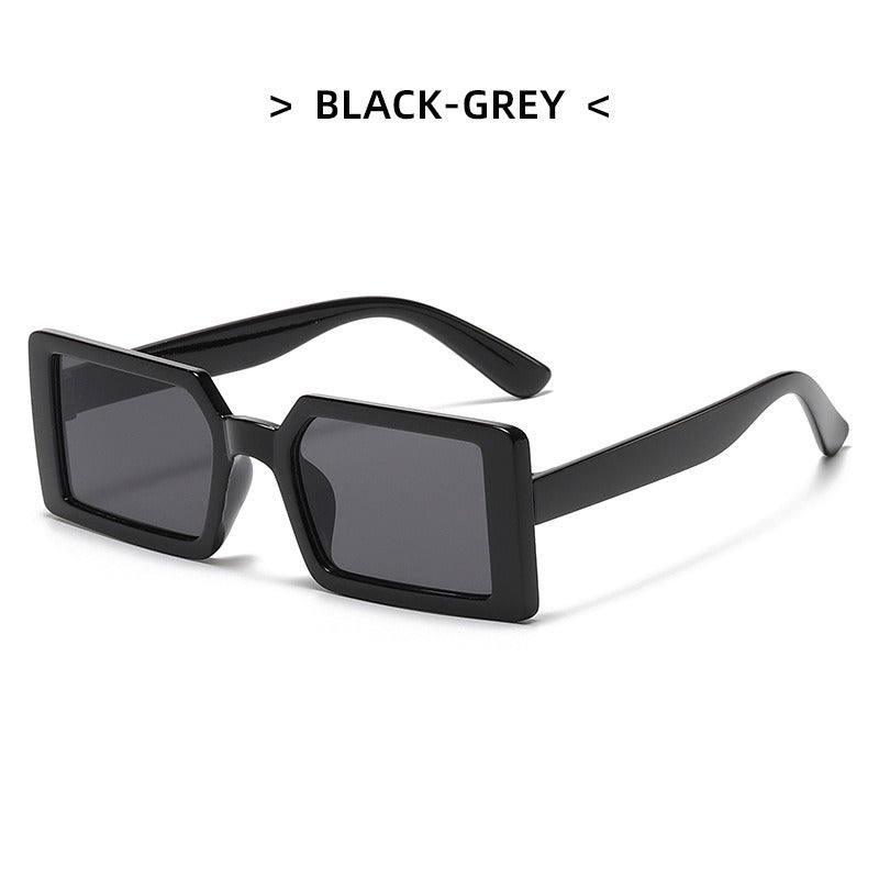 New style children's boys and girls fashion simple shape sunglasses Korean version personality colorful frame hip-hop sunglasses