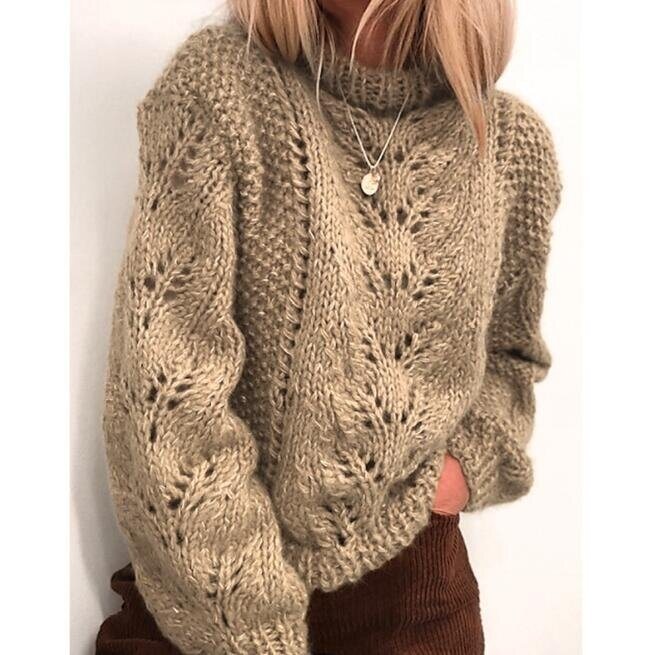 Loose Coarse Knit Sweater