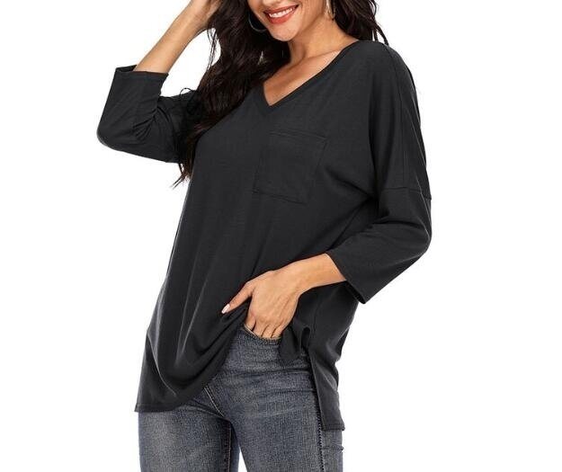 Daily Long-Sleeve Split Shirts & Blouses