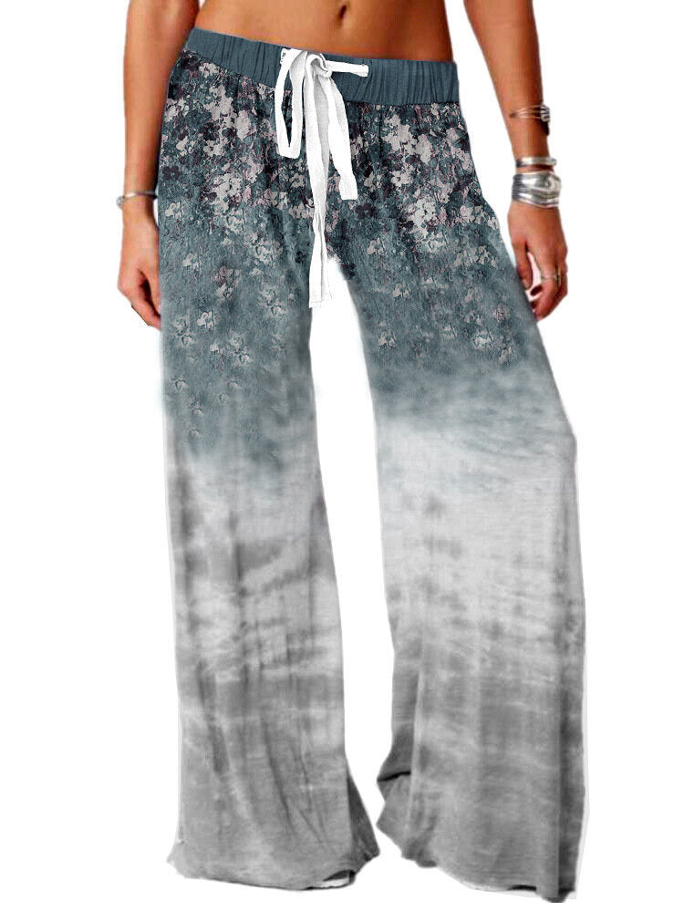 High Waist Wide Leg Long Palazzo Pants Trousers