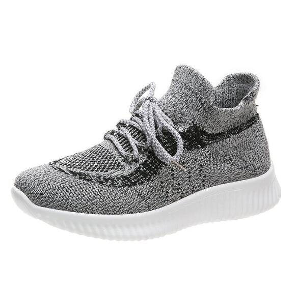 Mesh Knitted Flat Slip On Sneakers