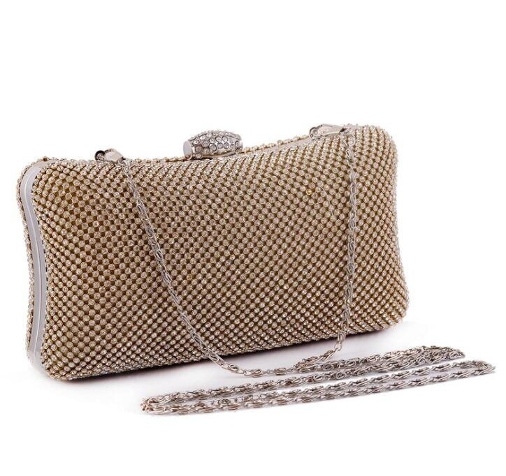 Diamond Studded Evening Banquet Bag Clutch