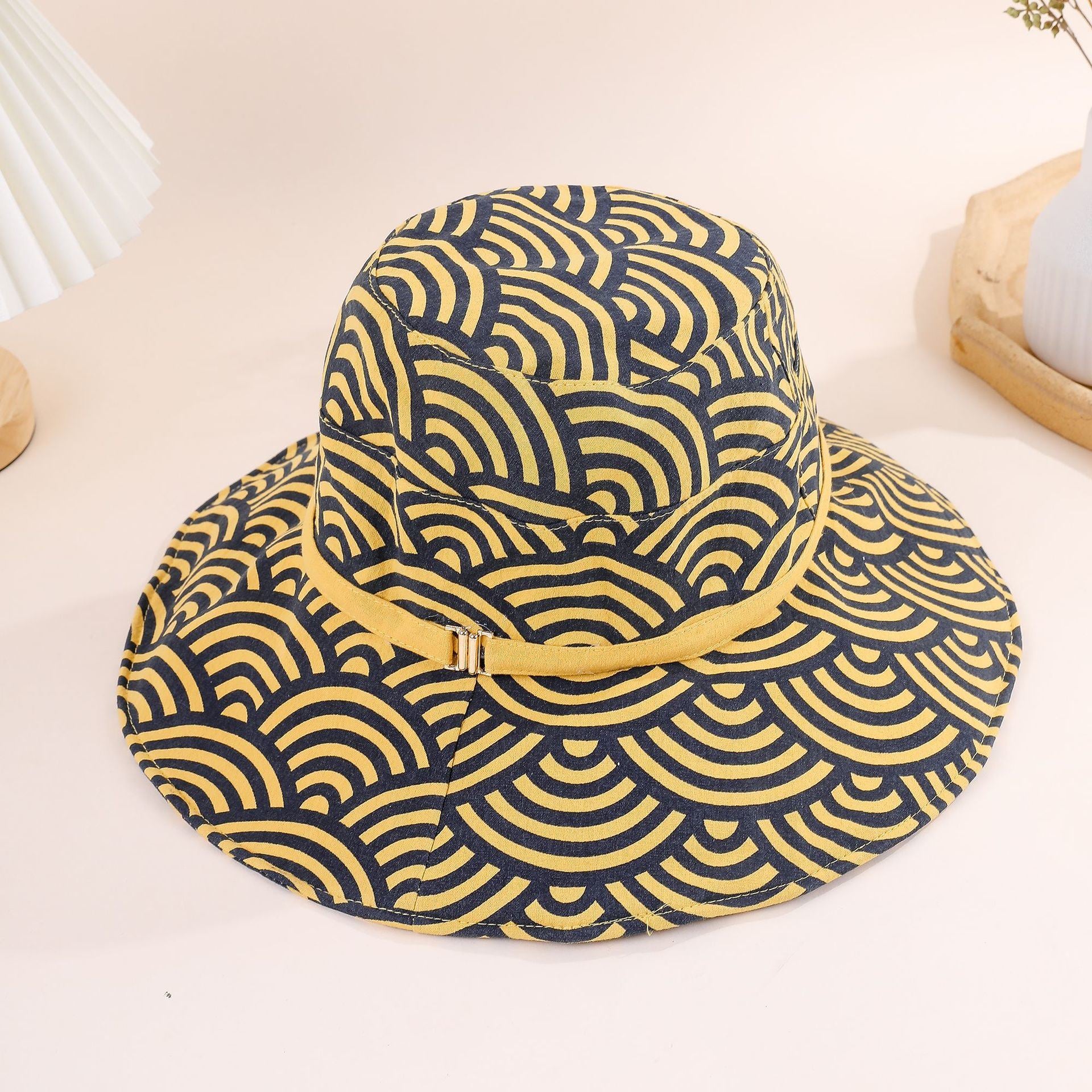 New style Japanese fisherman hat women's early spring summer fashion hat tide pot hat sun hat sunshade fisherman hat