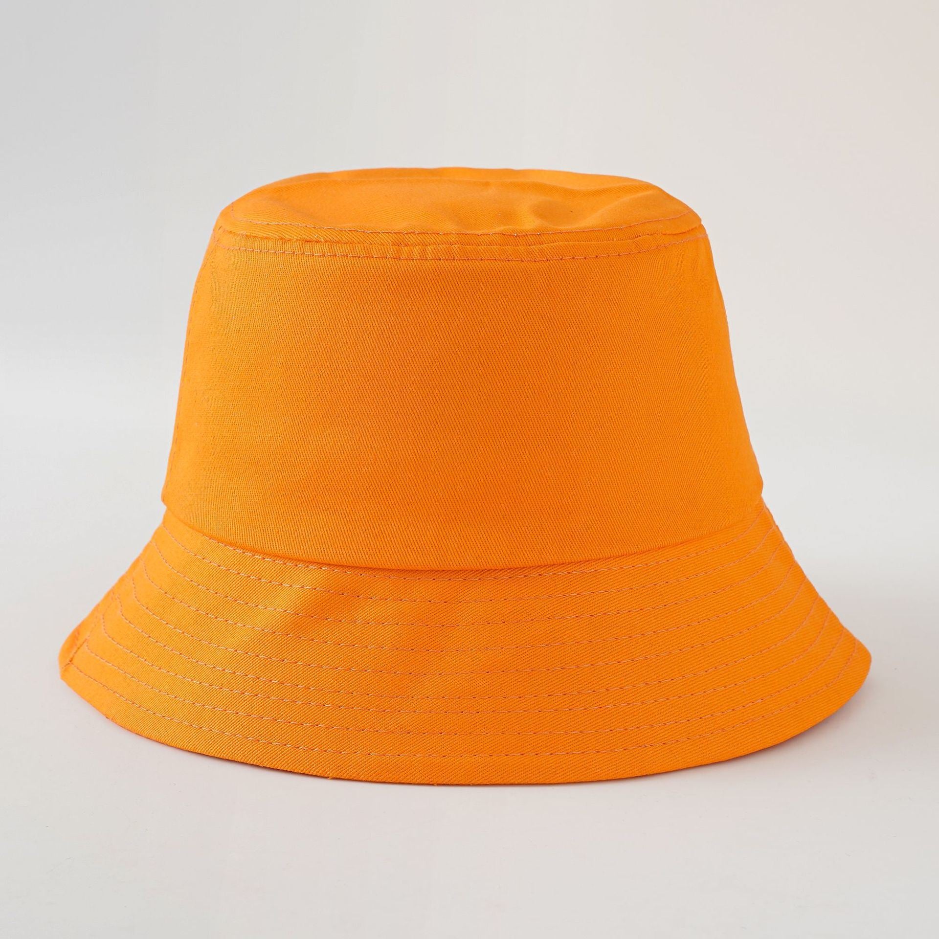 Spring and summer new fisherman hat simple solid color Korean version sun hat foldable men and women can wear basin hat