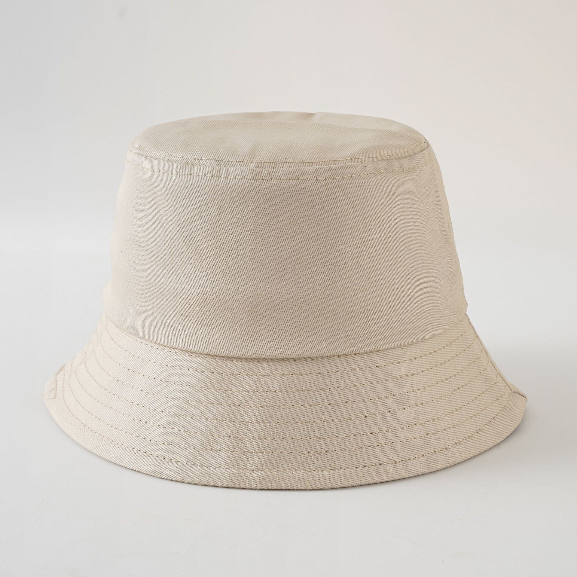 Spring and summer new fisherman hat simple solid color Korean version sun hat foldable men and women can wear basin hat