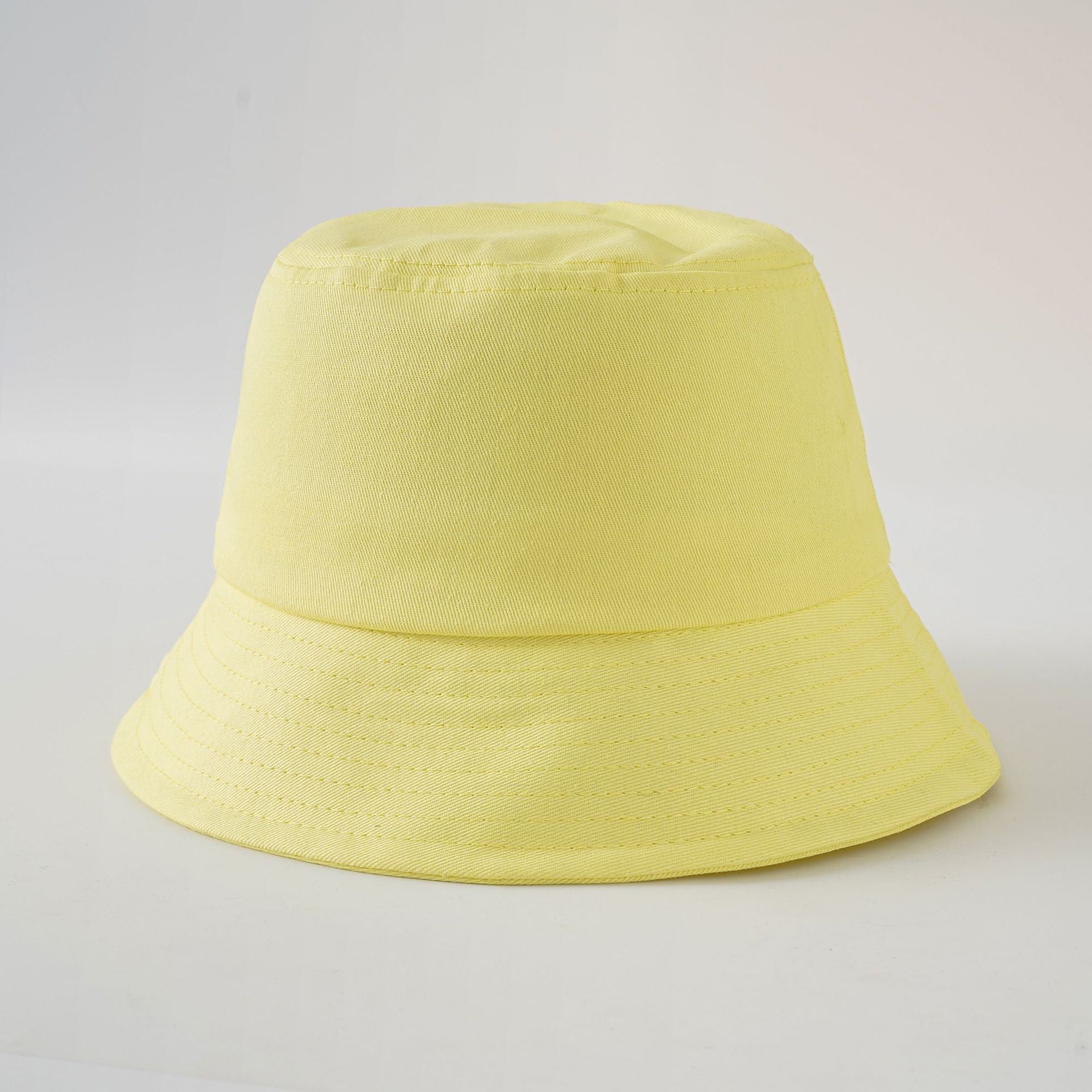 Spring and summer new fisherman hat simple solid color Korean version sun hat foldable men and women can wear basin hat