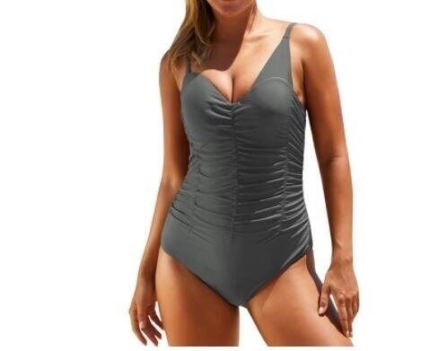 One Piece Swimsuits Ruched Monokini Bathing Suits