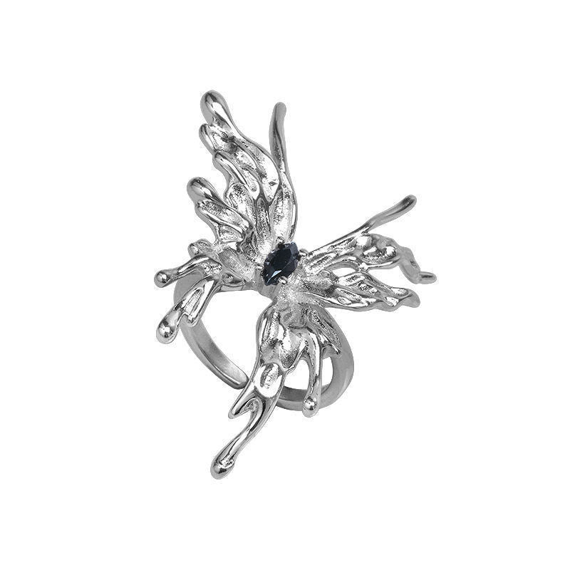 Butterfly Ring Personality Fashion Opening Adjustable Accessories