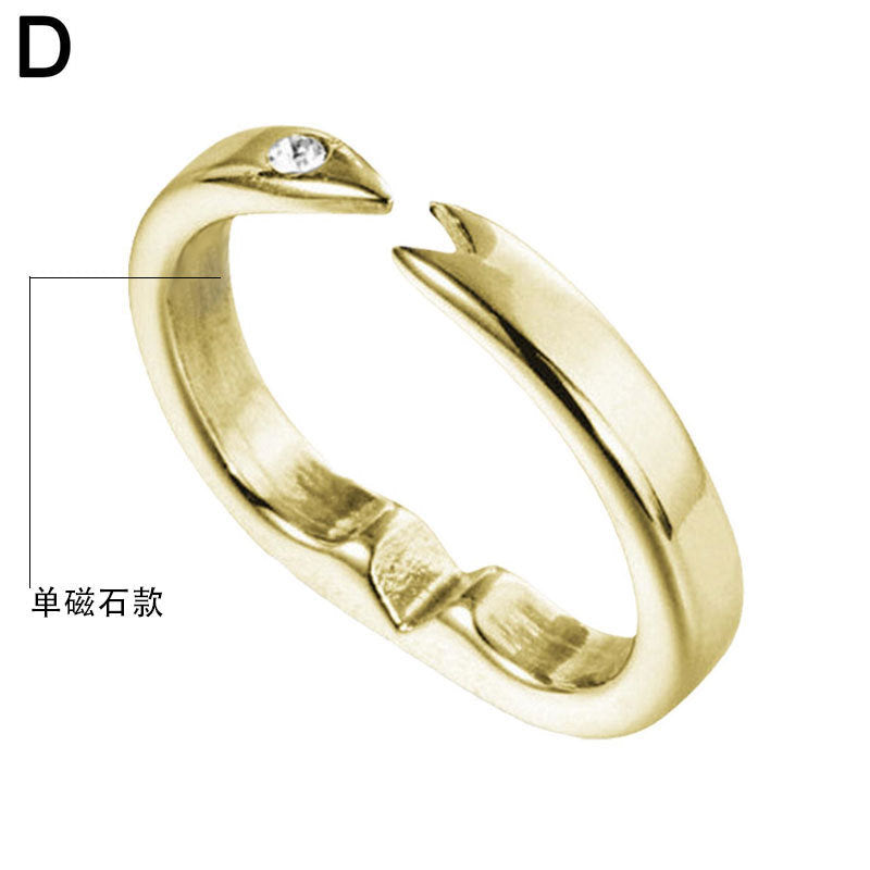 Magnetic Open Ring Anti Snoring Magnet Couple Rings