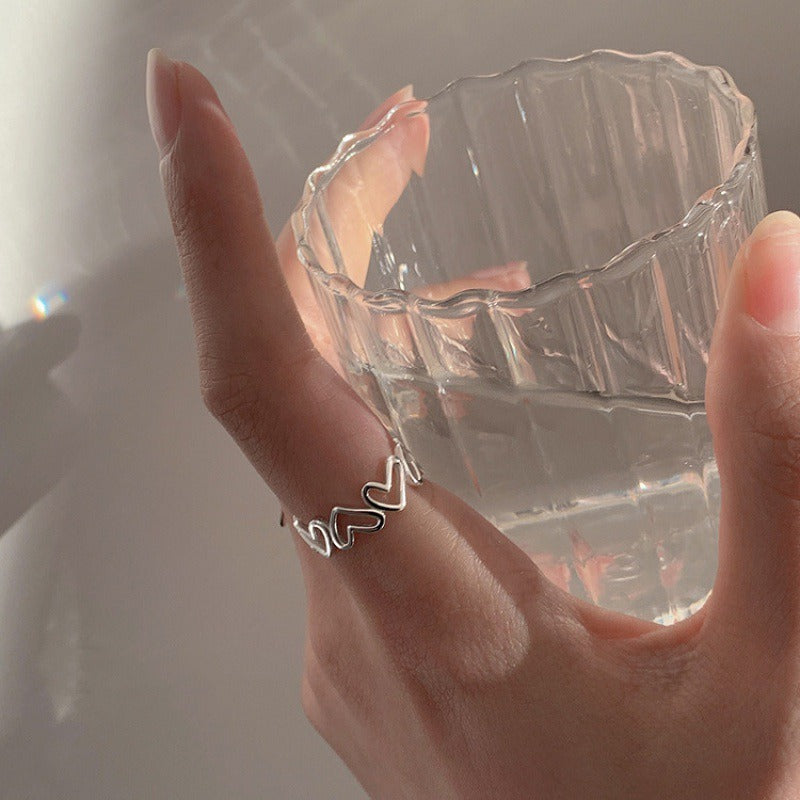 Love Ring Women'S Fashion Personality Single Open Rings