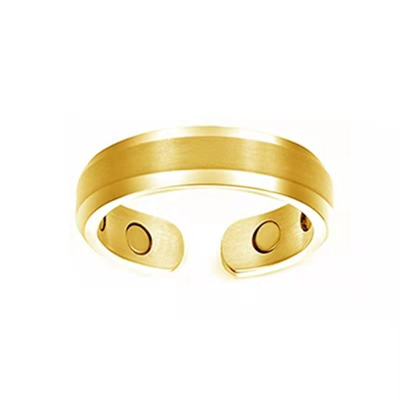 Magnet Open Ring Rose Gold Creative Jewelry