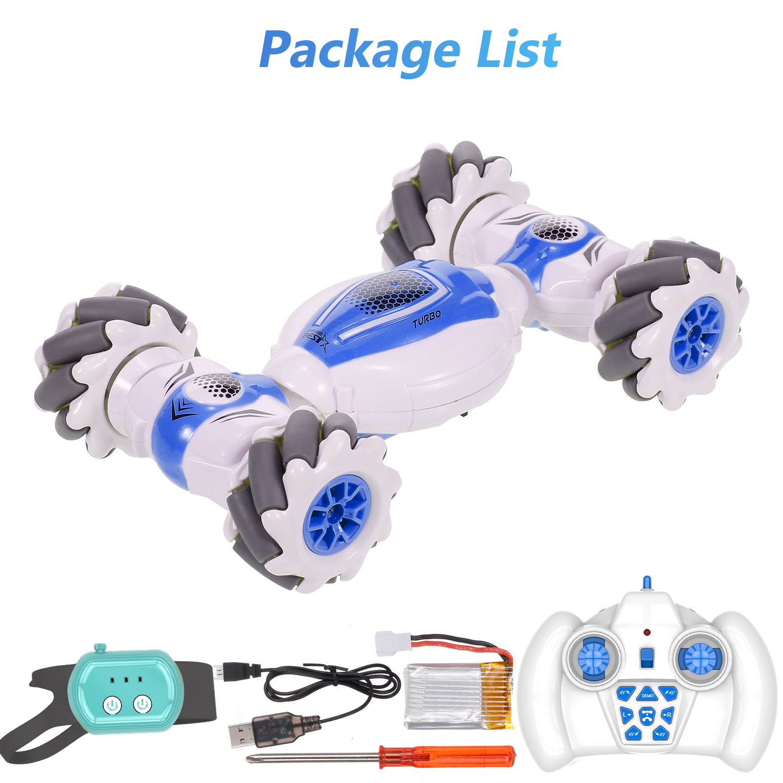 New RC Stunt Car Remote Control Watch Gesture Sensor Electric Toy RC Drift Car 2.4GHz 4WD Rotation Toy for Kids Boys Christmas