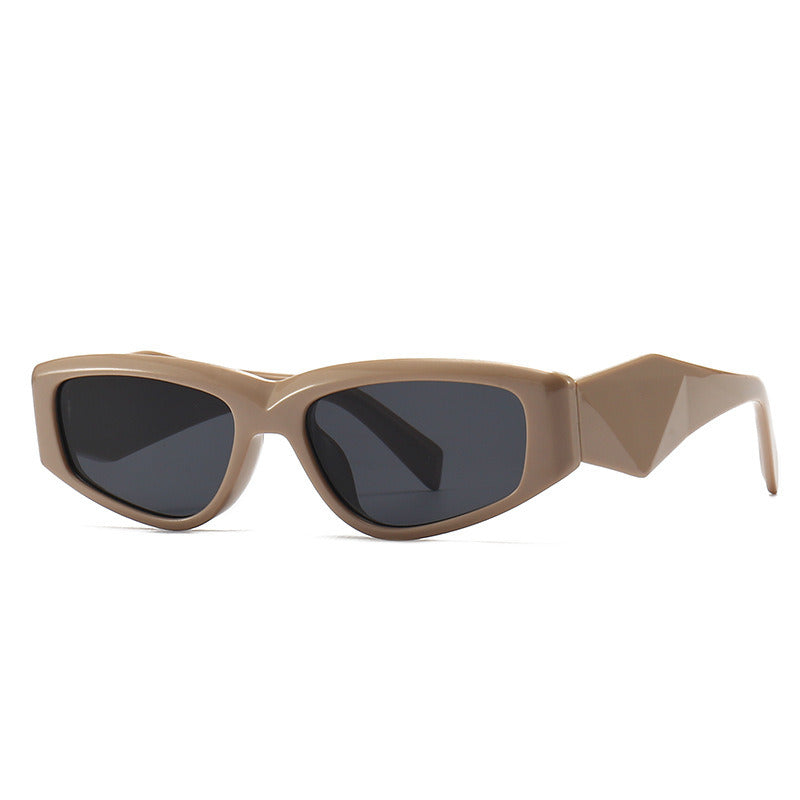 Women Sunglasses Fashion Cat Eye Sunglass Rhombus Frame Sall Sun Glasses Retro UV400 Gradients Shades Eyewear