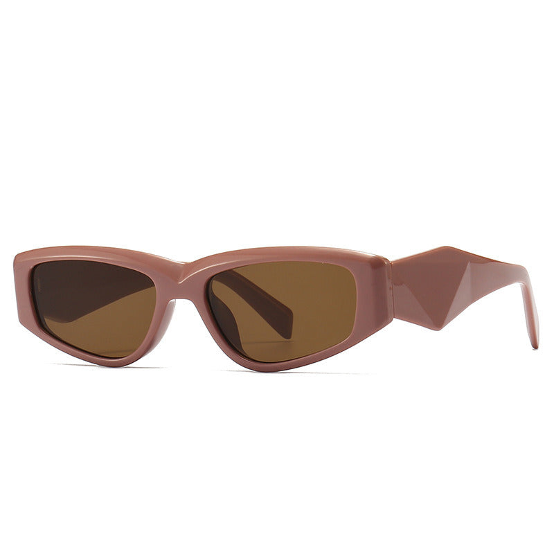 Women Sunglasses Fashion Cat Eye Sunglass Rhombus Frame Sall Sun Glasses Retro UV400 Gradients Shades Eyewear