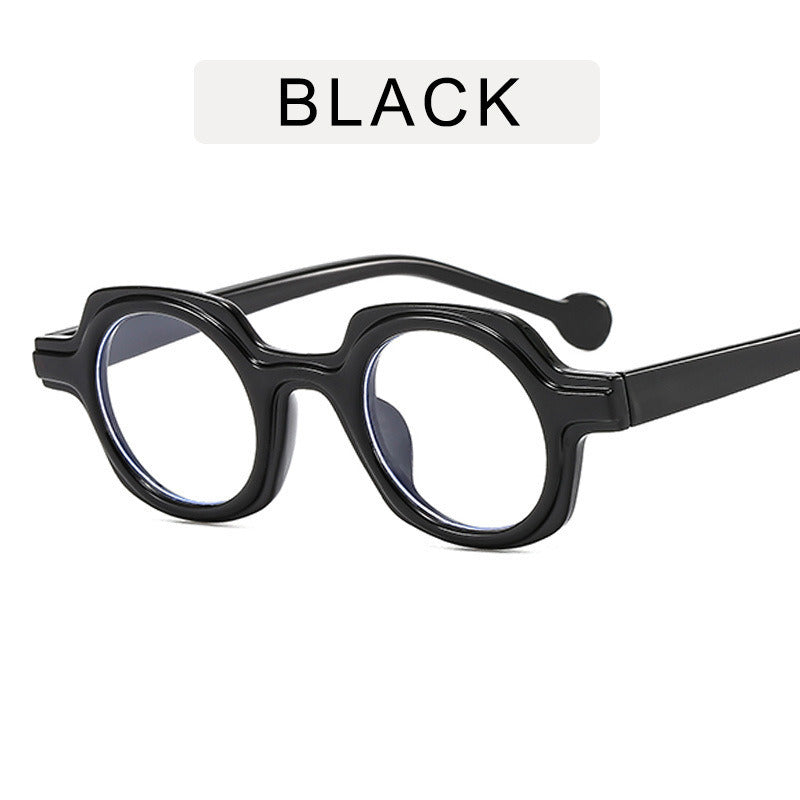 Fashion Round Myopia Glasses Frame Women Men Clear Lens Glasses Optical Spectacle Goggles Leopard Female Eyeglass