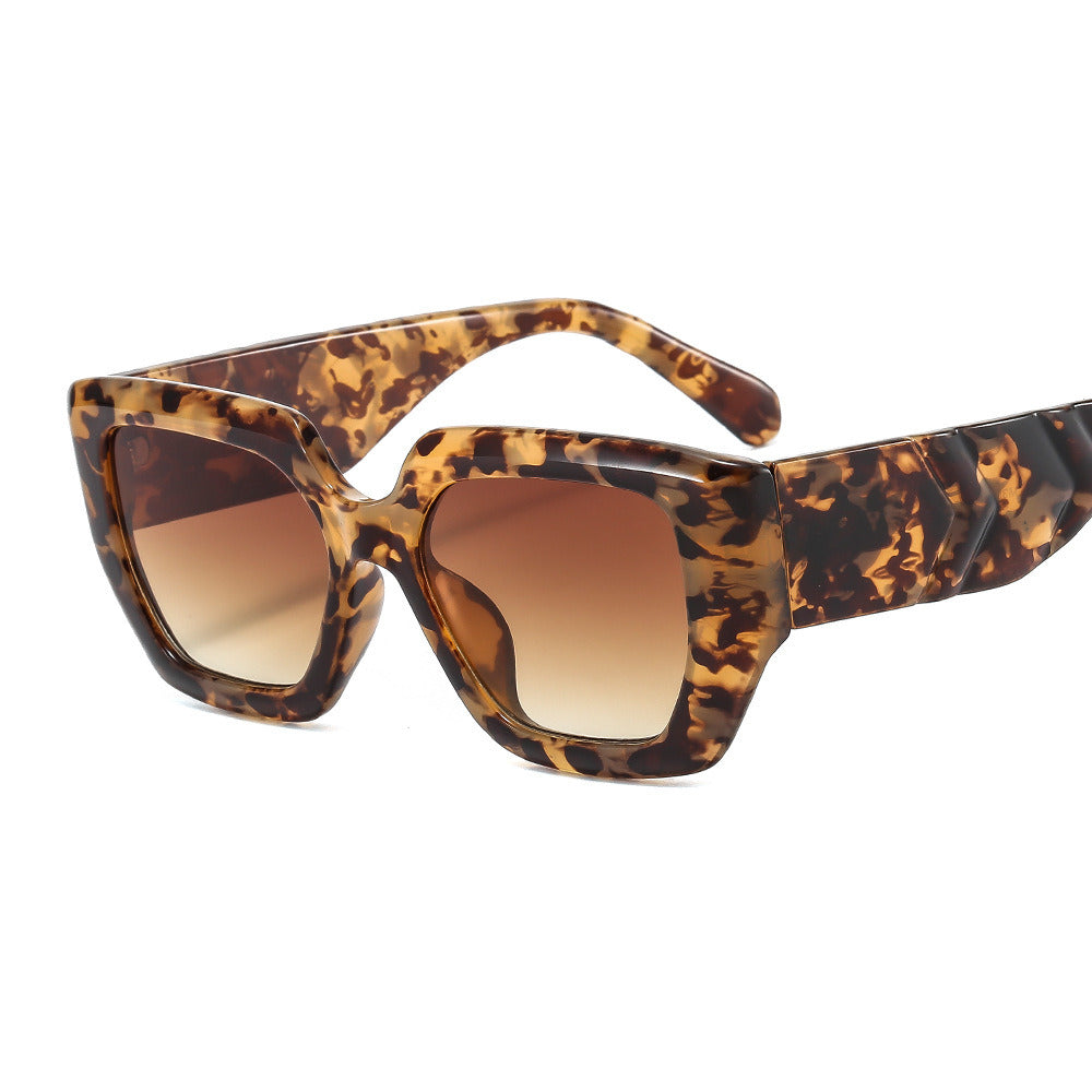 Fashion Cat Eye Sunglasses Women Leopard Sunglass Vintage Sun Glass Men Luxury Brand Design Eyewear UV400 Gradient gray Shades