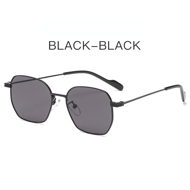 Fashion Square Sunglasses Women Mental Glasses Retro Sunglass Men Luxury Designer Eyewear UV400 Sun Glass Ocean Lens Shades