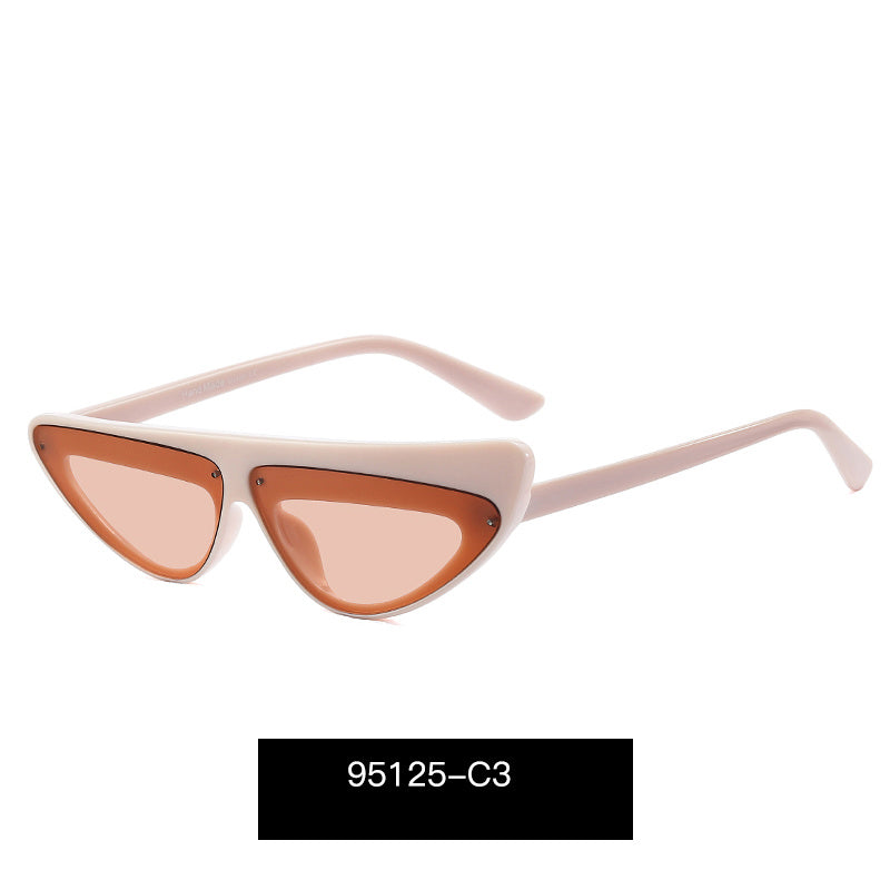 Fashion Cat Eye Sunglasses Women Small Frame Glasses Retro Sunglass Female Luxury Designer Eyewear UV400 Sun Glass Brown Shades