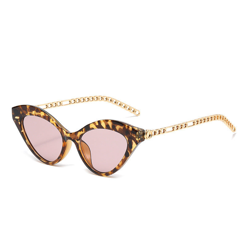 Fashion Cay Eye Sunglasses Women Leopard Sunglass Vintage Sun Glass Female Luxury Brand Design Eyewear UV400 Black Brown Shades