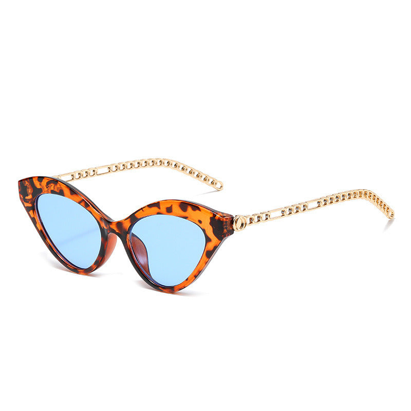 Fashion Cay Eye Sunglasses Women Leopard Sunglass Vintage Sun Glass Female Luxury Brand Design Eyewear UV400 Black Brown Shades