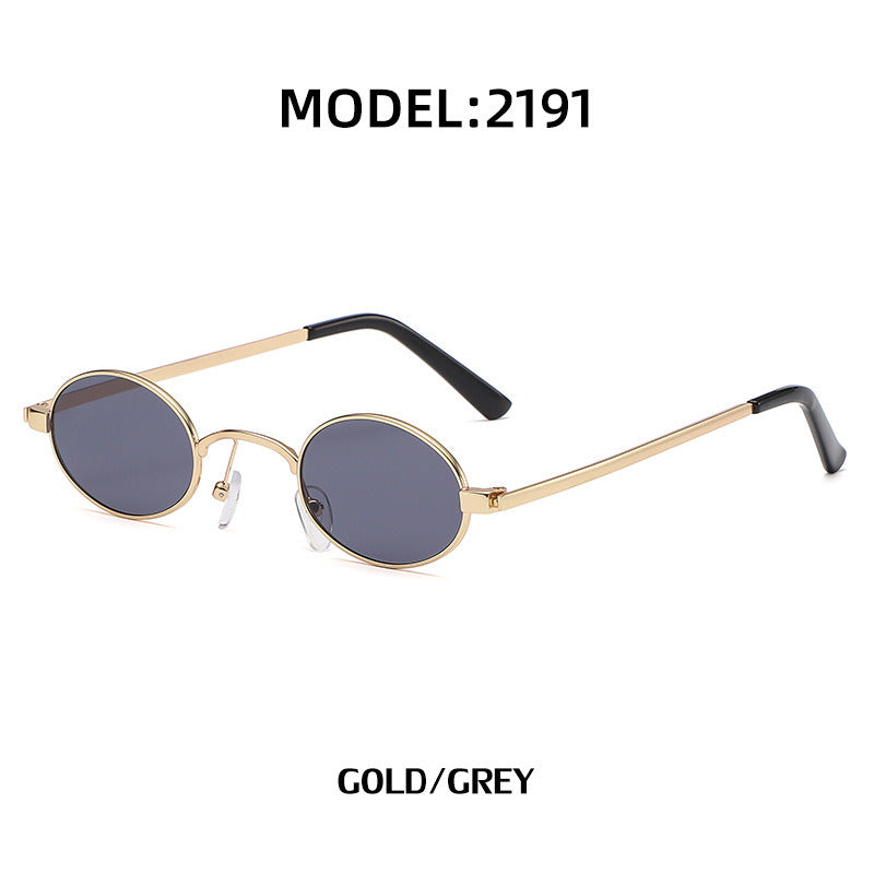 Fashion Round Sunglasses Women Hip Pop Sunglass Vintage Small Sun Glass Men Luxury Brand Design Eyewear UV400 Gradient Shades