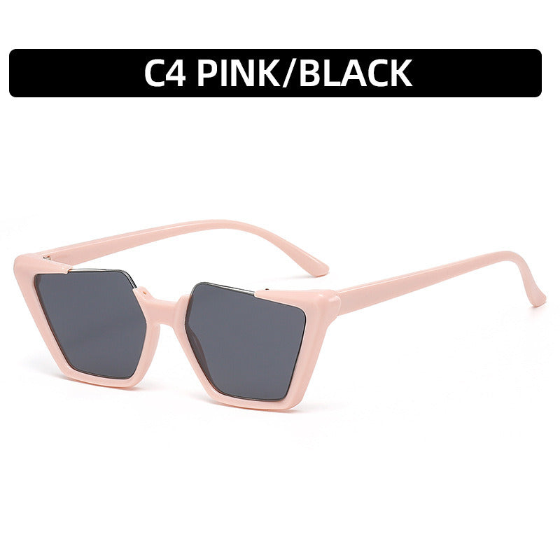 Fashion Cat Eye Sunglasses Women Irregular Sunglass Vintage Sun Glass Female Luxury Brand Design Eyewear UV400 Gray Shades