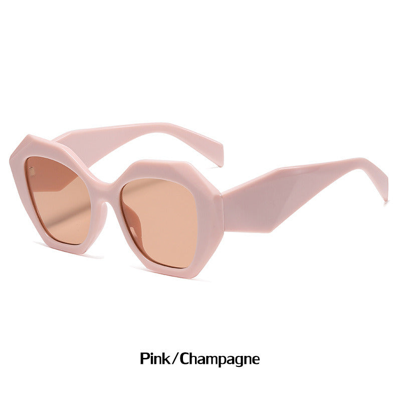 Fashion Irregular Sunglasses Women Round Sunglass Vintage Brand Design Eyewear Gradient Shades UV400 Sun Glass De Sol Mujer