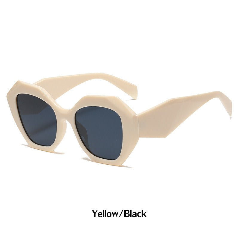 Fashion Irregular Sunglasses Women Round Sunglass Vintage Brand Design Eyewear Gradient Shades UV400 Sun Glass De Sol Mujer