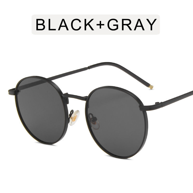 Round Sunglasses Fashion Sun Glasses Women Nebtal Sunglass Black Green Shades Female Luxry Brand UV400 Retro Eyewear