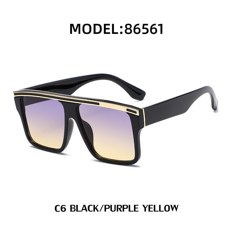 Fashion Square Sunglasses Women Big Frame Sunglass Vintage Sun Glass Men Luxury Brand Design Eyewear UV400 Gradient Shades