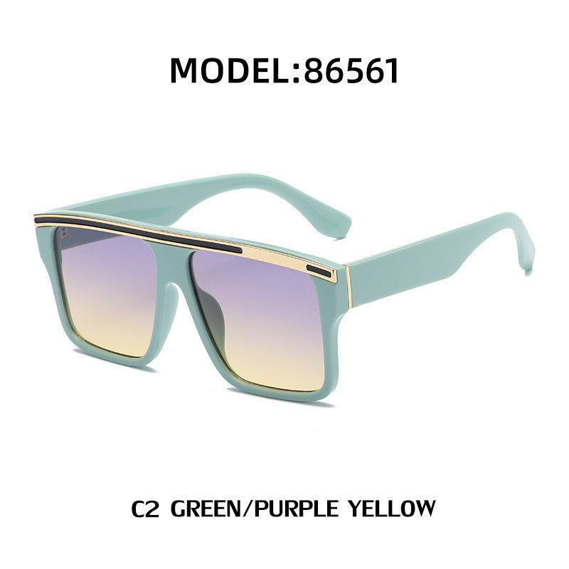 Fashion Square Sunglasses Women Big Frame Sunglass Vintage Sun Glass Men Luxury Brand Design Eyewear UV400 Gradient Shades