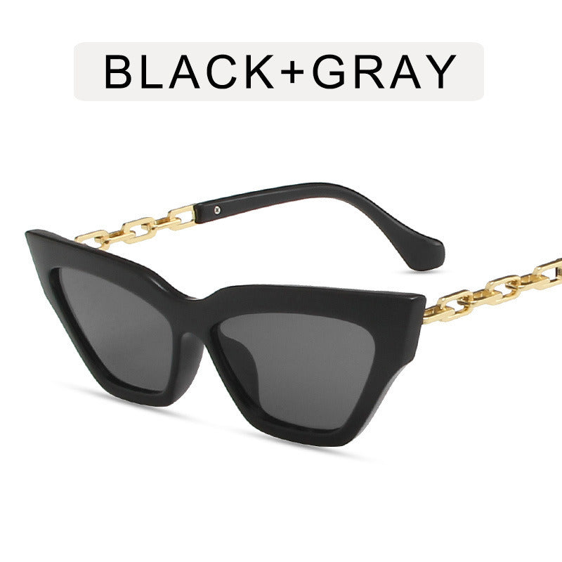 Fashion Cat Eye Sunglasses Women Hip Hop Sunglass Vintage Sun Glass Men Luxury Brand Design Eyewear UV400 Gradient Shades Ins