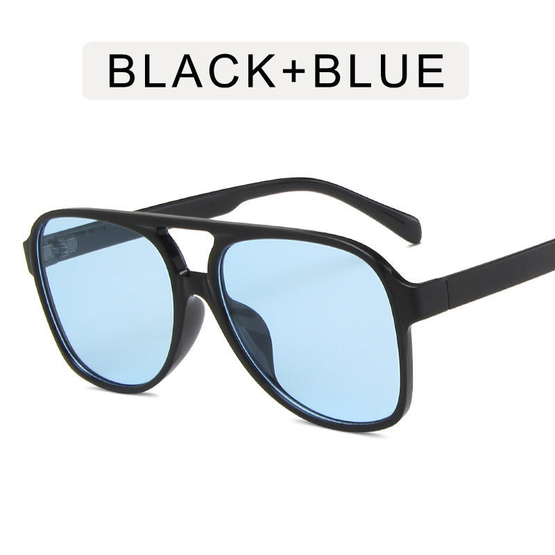 Fashion Double Bridge Pilot Sunglasses Women Sunglass Vintage Sun Glass Men Luxury Brand Design Eyewear UV400 Gradient Shades