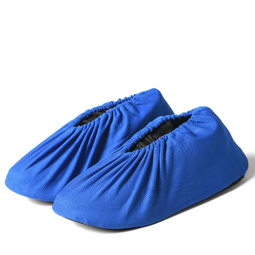 Mesh Fabric Breathable Cotton Shoe Cover Air Conditioning Cloth Thickened Non-slip Wear Resistant Shoe Cover