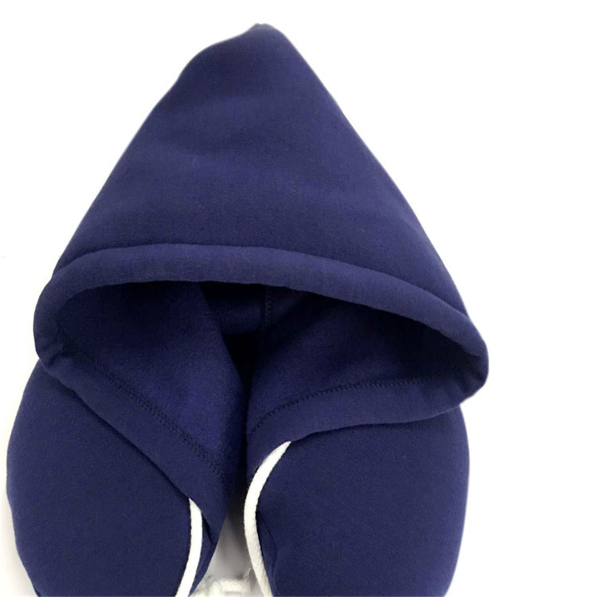 Hooded Neck Pillows for Travel - U Shaped Travel Pillow Sleeping Support polystyrene Foam microbeads Stress Pillow