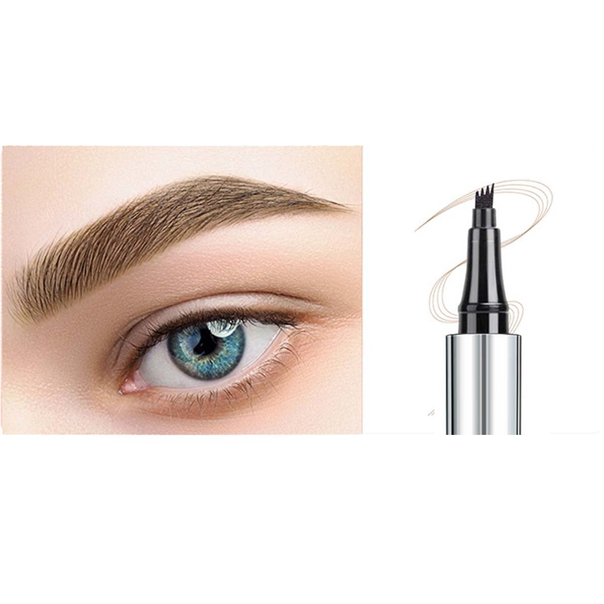 Simulation Four Claw Liquid Waterproof Eyebrow Pencil