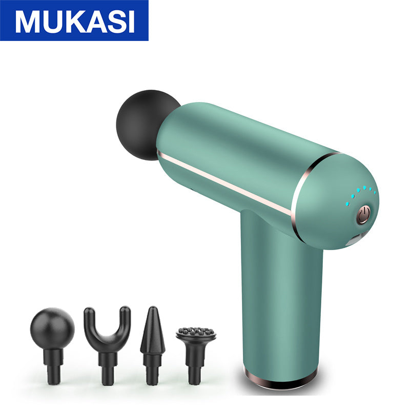 MUKASI LCD Display Massage Gun Portable Percussion Pistol Massager For Body Neck Deep Tissue Muscle Relaxation Gout Pain Relief