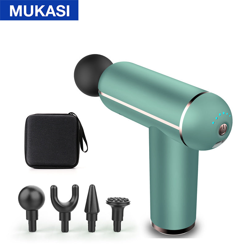 MUKASI LCD Display Massage Gun Portable Percussion Pistol Massager For Body Neck Deep Tissue Muscle Relaxation Gout Pain Relief