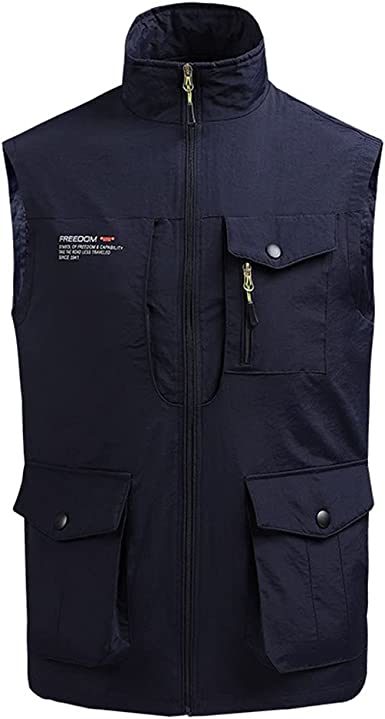 Men's Multi-pocket Casual Quick Dry Vest Photography Fishing Outdoor Vest