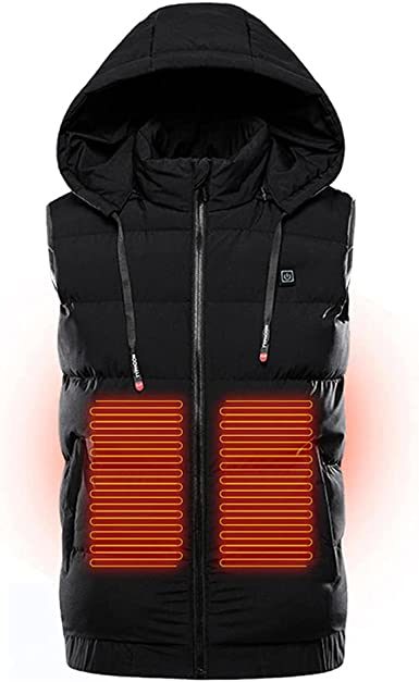 Men's Smart Heating Vest Jacket USB Heating Warm Winter Vest