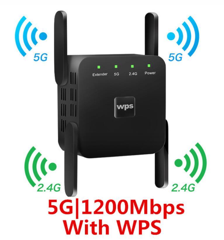 Wireless WIFI Booster Repetidor Repeater 1200Mbps Remote Wi-Fi Amplifier 802.11N/B/G Wi Fi Reapeter AP Mode Wifi Extender