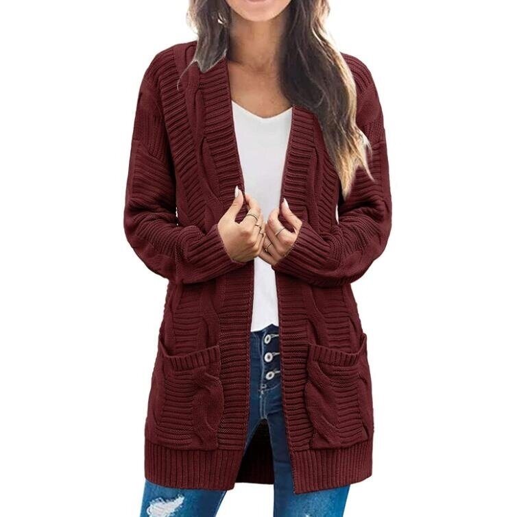 Casual Fit Knit Sweater Cardigan