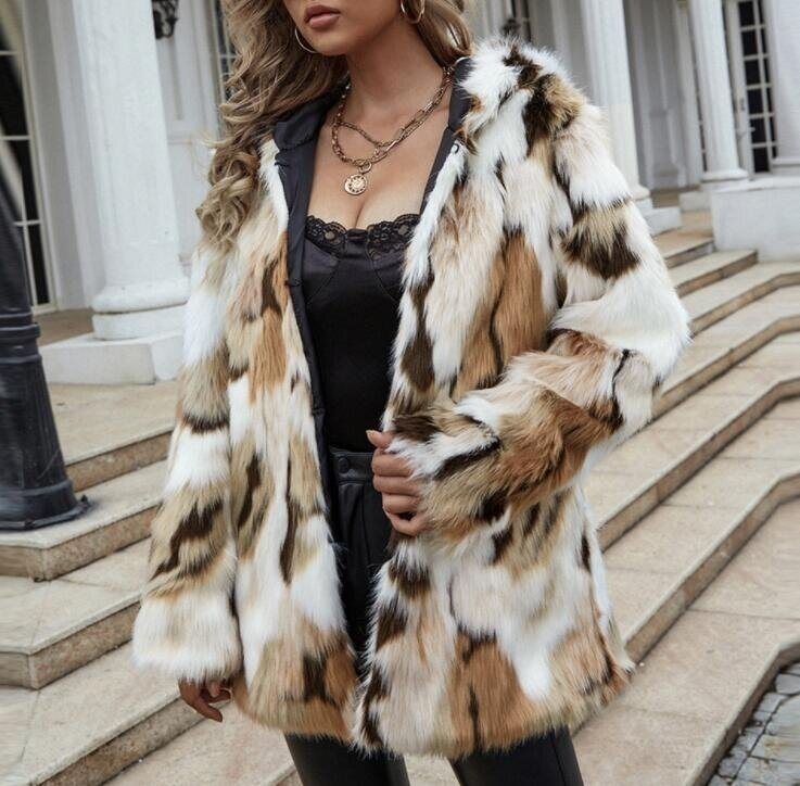 Warm Fluffy Faux Fur Short Coat Jacket Outwear