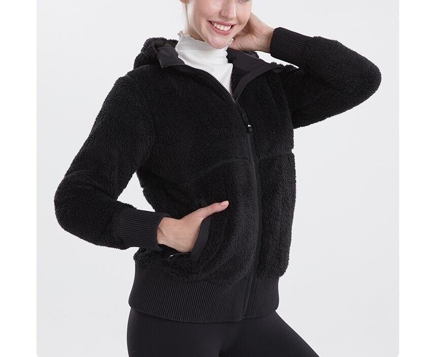 Chunky Zipper Fleece Sherpa Sweater