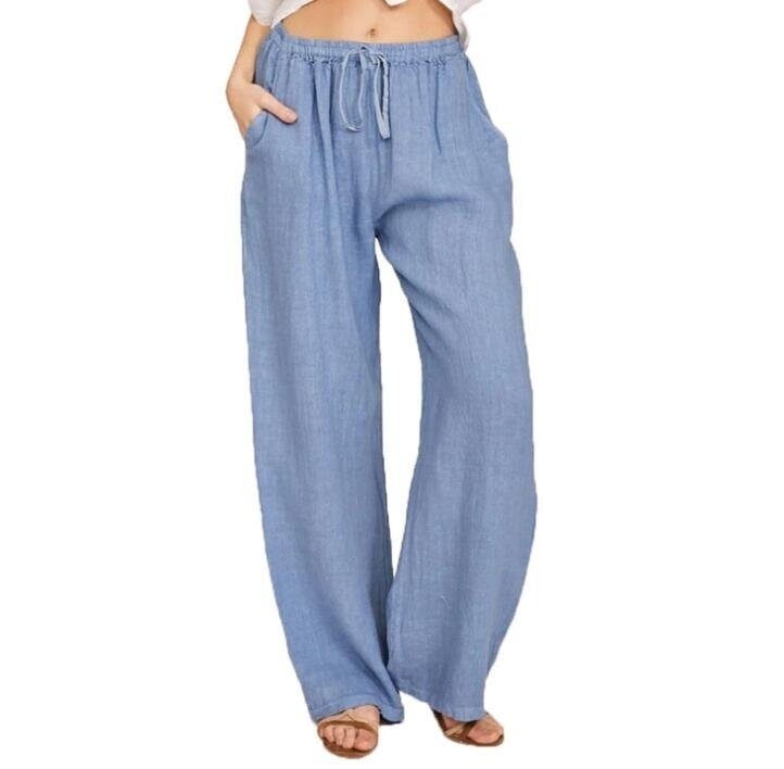 Loose cotton Linen Trouser Pant