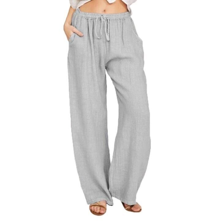 Loose cotton Linen Trouser Pant