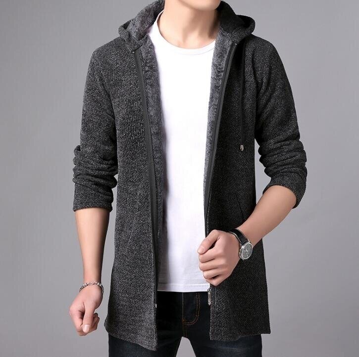 Men's Full Zip Knitted Cardigan Sweaters with Pockets